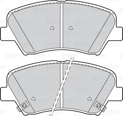 Valeo 302139 - Kit pastiglie freno, Freno a disco autozon.pro