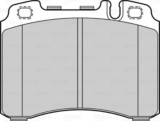 Valeo 302323 - Kit pastiglie freno, Freno a disco autozon.pro