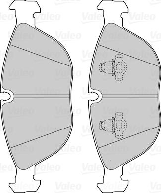 Valeo 302299 - Kit pastiglie freno, Freno a disco autozon.pro