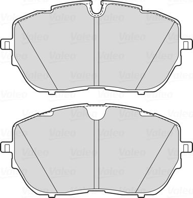 Valeo 302205 - Kit pastiglie freno, Freno a disco autozon.pro