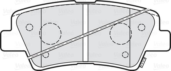 Valeo 302219 - Kit pastiglie freno, Freno a disco autozon.pro