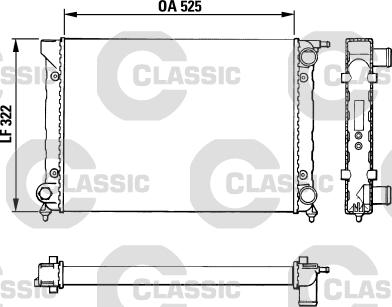 Valeo 383727 - Radiatore, Raffreddamento motore autozon.pro