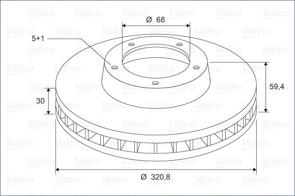 Valeo 297199 - Discofreno autozon.pro