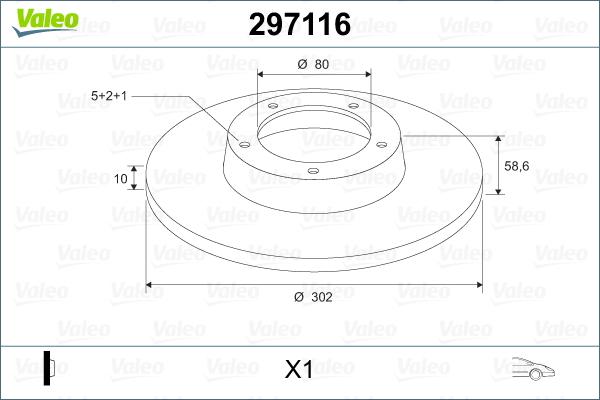 Valeo 297116 - Discofreno autozon.pro