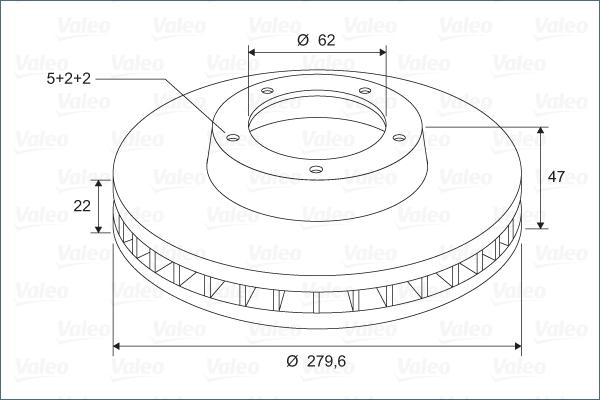 Valeo 297135 - Discofreno autozon.pro