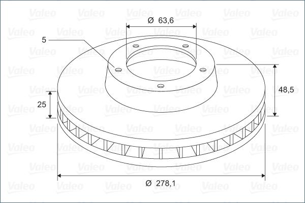 Valeo 297819 - Discofreno autozon.pro