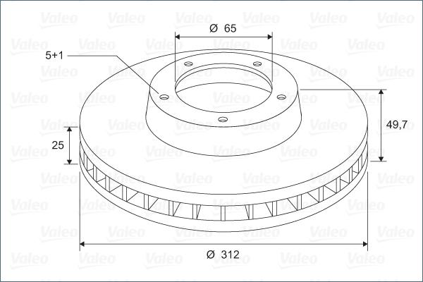 Valeo 297242 - Discofreno autozon.pro