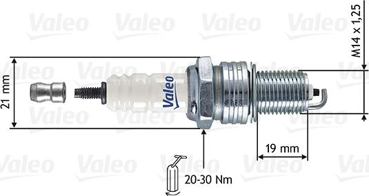 Valeo 246896 - Candela accensione autozon.pro