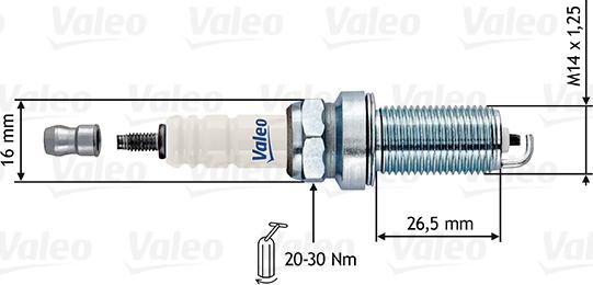 Valeo 246897 - Candela accensione autozon.pro