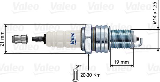 Valeo 246860 - Candela accensione autozon.pro