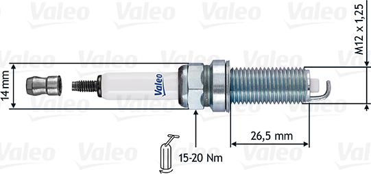 Valeo 246863 - Candela accensione autozon.pro