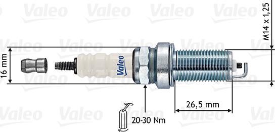 Valeo 246867 - Candela accensione autozon.pro