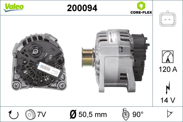 Valeo 200094 - Alternatore autozon.pro