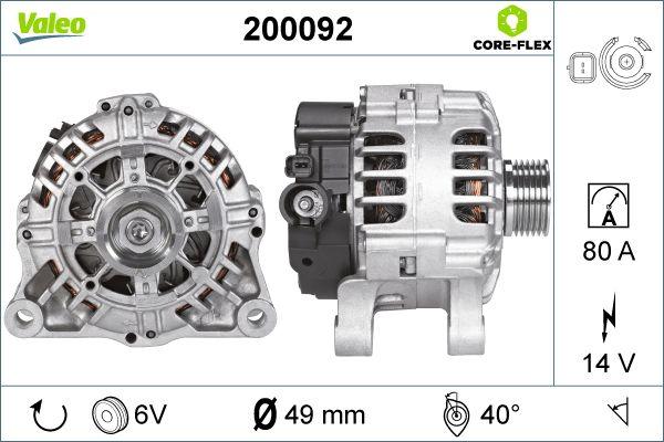 Valeo 200092 - Alternatore autozon.pro