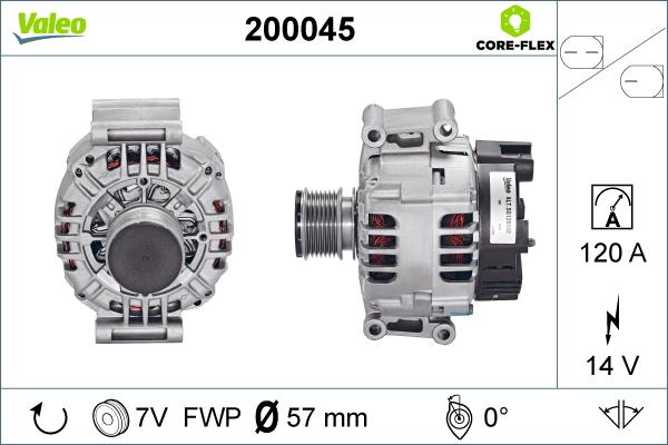 Valeo 200045 - Alternatore autozon.pro