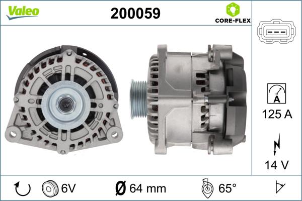 Valeo 200059 - Alternatore autozon.pro