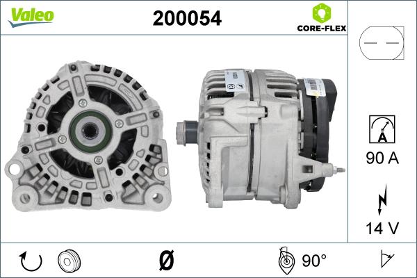 Valeo 200054 - Alternatore autozon.pro