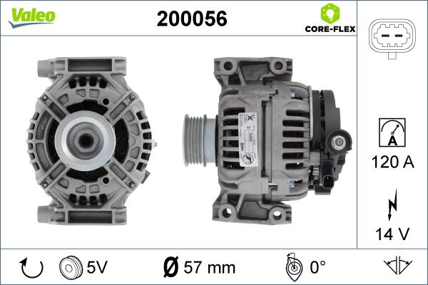 Valeo 200056 - Alternatore autozon.pro