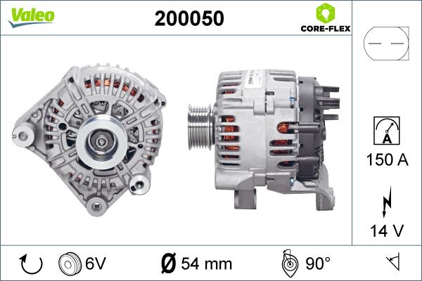 Valeo 200050 - Alternatore autozon.pro