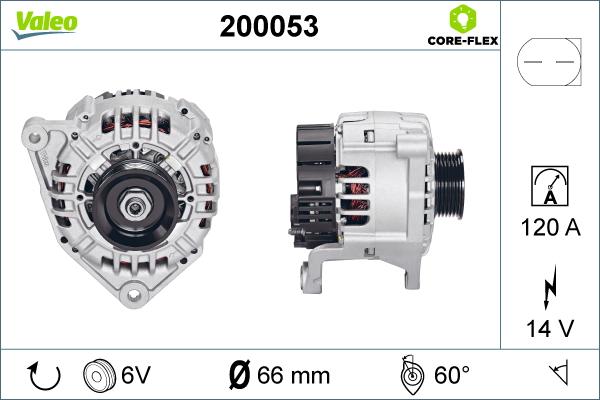 Valeo 200053 - Alternatore autozon.pro