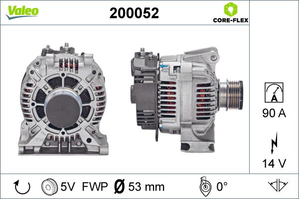 Valeo 200052 - Alternatore autozon.pro