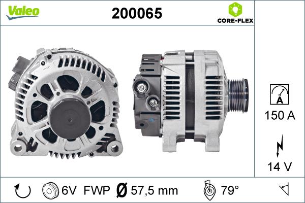 Valeo 200065 - Alternatore autozon.pro