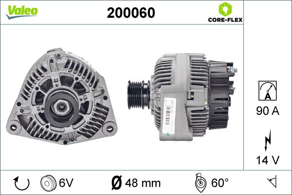 Valeo 200060 - Alternatore autozon.pro