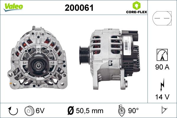 Valeo 200061 - Alternatore autozon.pro