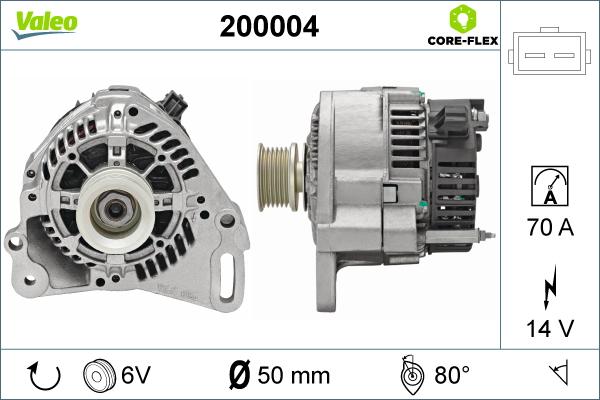 Valeo 200004 - Alternatore autozon.pro