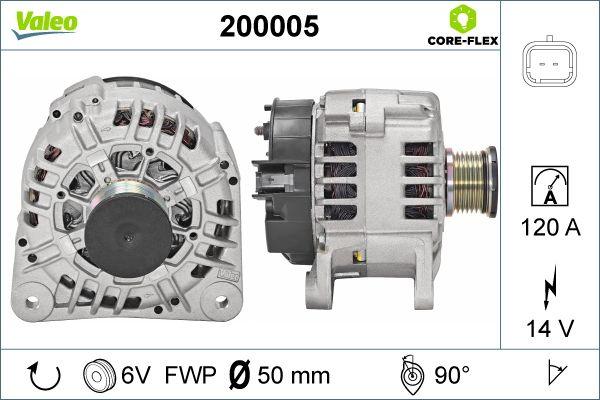 Valeo 200005 - Alternatore autozon.pro