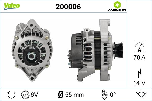 Valeo 200006 - Alternatore autozon.pro