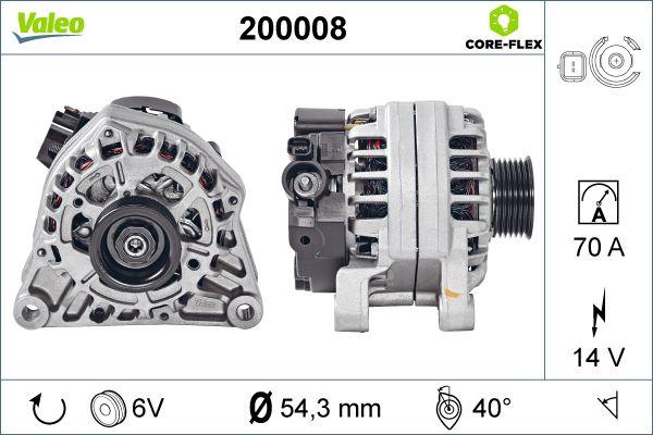 Valeo 200008 - Alternatore autozon.pro