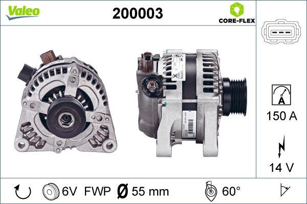 Valeo 200003 - Alternatore autozon.pro