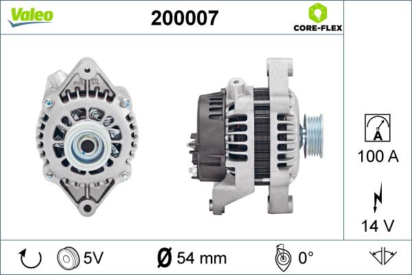 Valeo 200007 - Alternatore autozon.pro