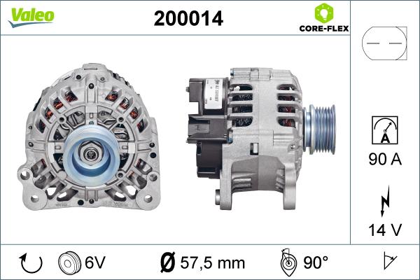 Valeo 200014 - Alternatore autozon.pro