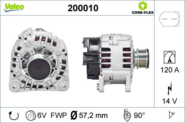 Valeo 200010 - Alternatore autozon.pro