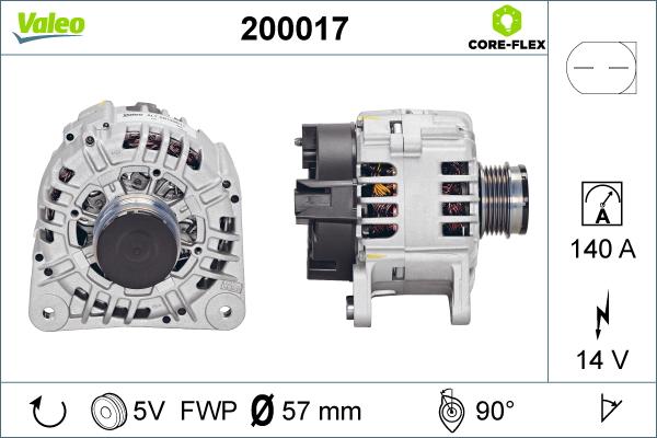 Valeo 200017 - Alternatore autozon.pro