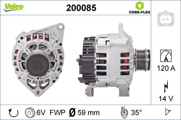 Valeo 200085 - Alternatore autozon.pro