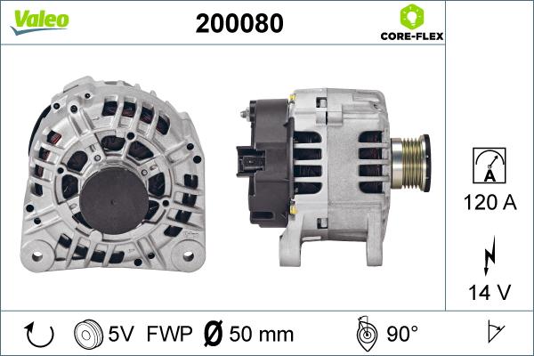 Valeo 200080 - Alternatore autozon.pro