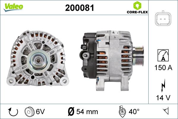 Valeo 200081 - Alternatore autozon.pro