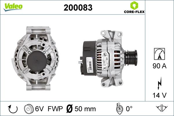 Valeo 200083 - Alternatore autozon.pro