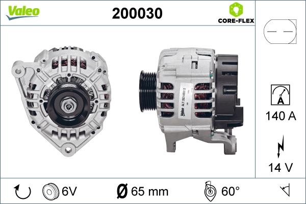 Valeo 200030 - Alternatore autozon.pro