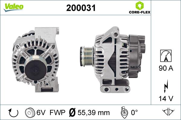 Valeo 200031 - Alternatore autozon.pro