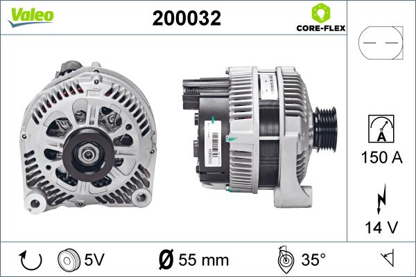 Valeo 200032 - Alternatore autozon.pro