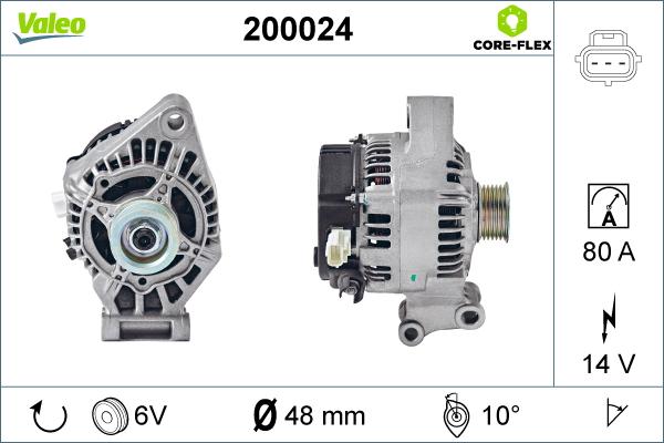 Valeo 200024 - Alternatore autozon.pro