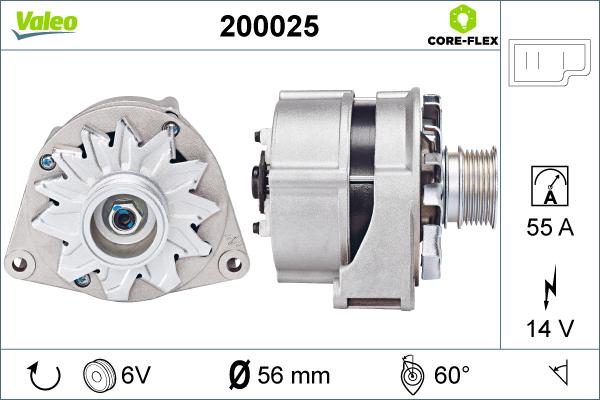 Valeo 200025 - Alternatore autozon.pro