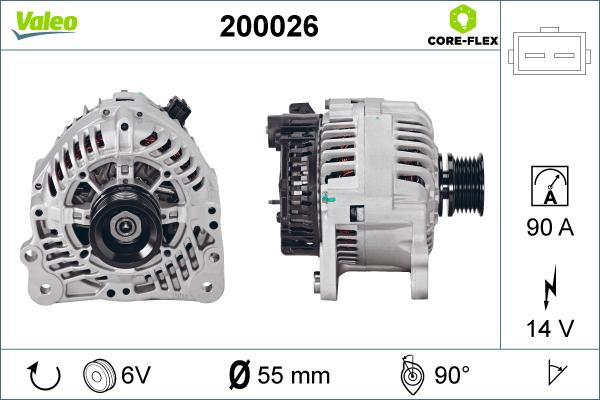 Valeo 200026 - Alternatore autozon.pro