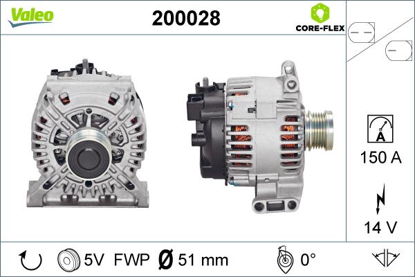 Valeo 200028 - Alternatore autozon.pro