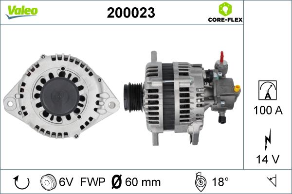 Valeo 200023 - Alternatore autozon.pro