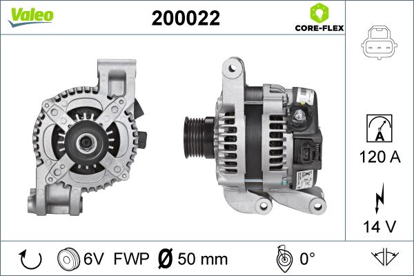 Valeo 200022 - Alternatore autozon.pro